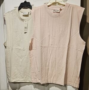 NO BOUNDARIES SLEEVELESS MUSCLE TEES- 2 PACK